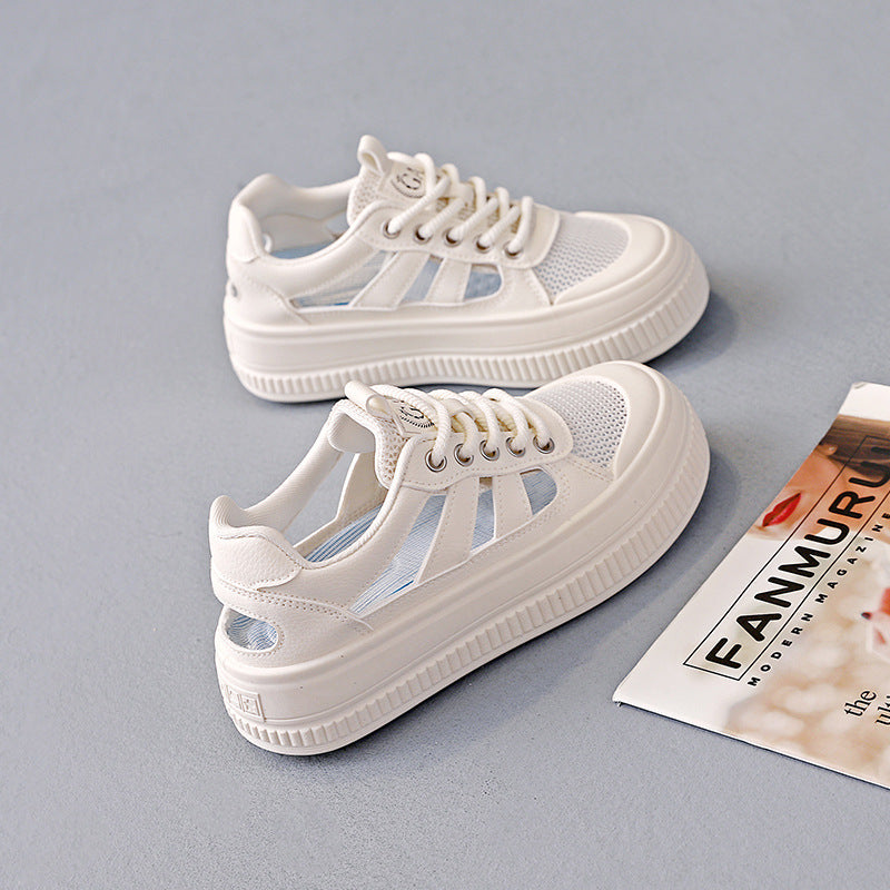 Damen Modische Sneaker mit luftiger Mesh-Oberfläche und flexiblem Sohlenprofil R&B