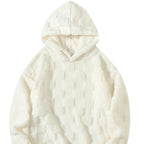 Damen Kuscheliger Fleece-Hoodie mit strukturiertem Design und Kapuze
