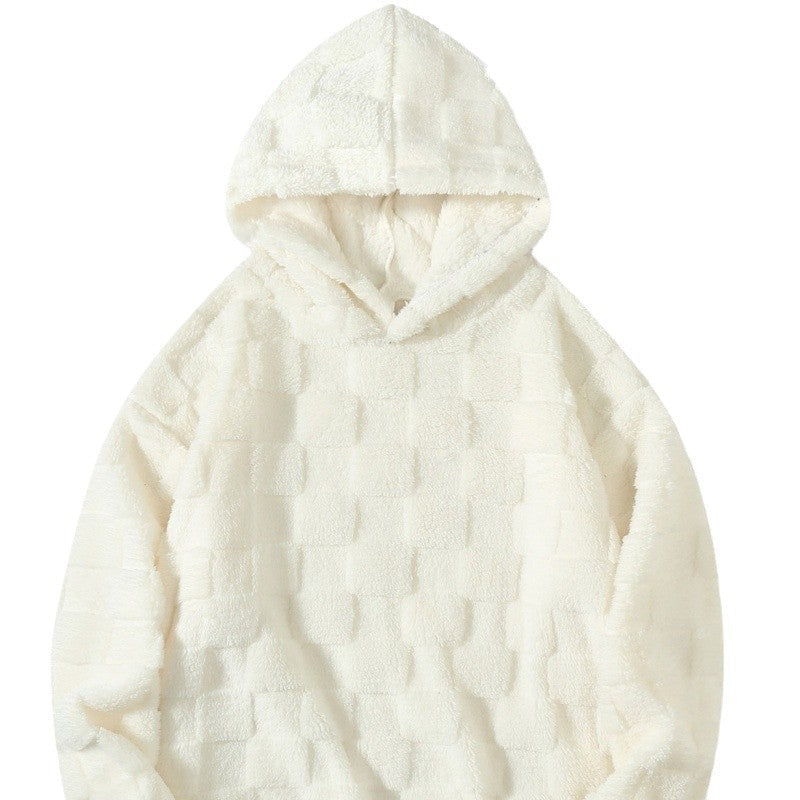 Damen Kuscheliger Fleece-Hoodie mit strukturiertem Design und Kapuze