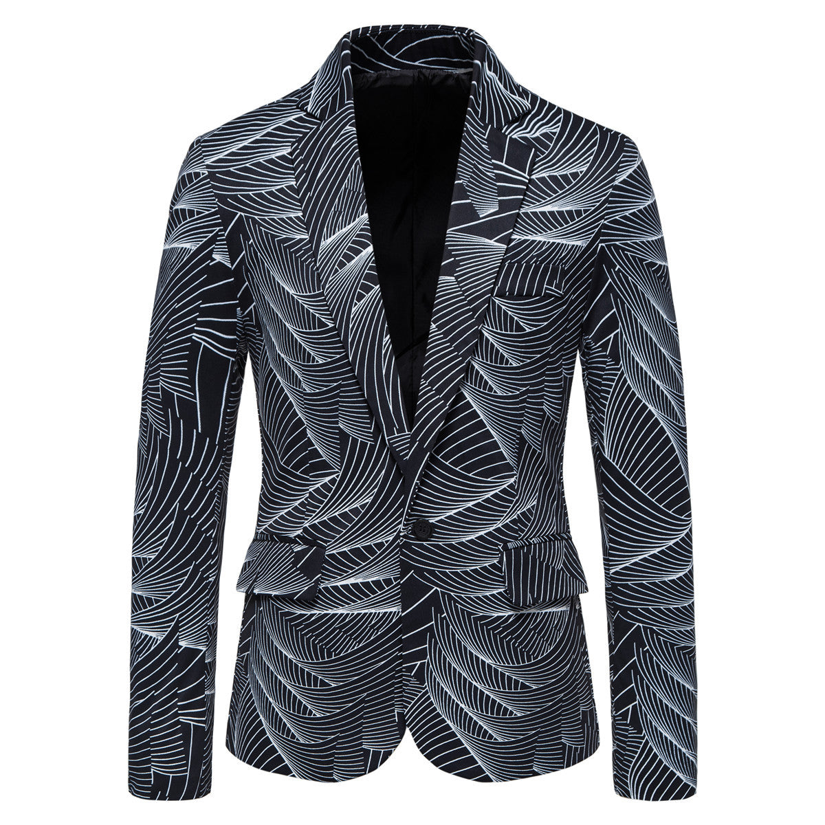 Damen modischer Blazer mit floralem Motiv