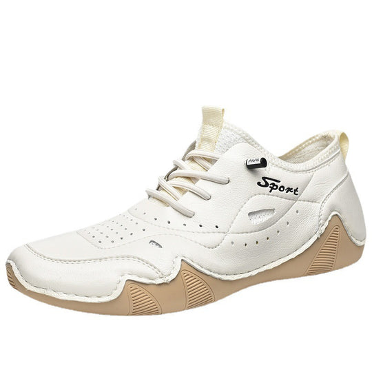 Herren Sportliche Freizeitschuhe aus atmungsaktivem Leder mit rutschfester Sohle R&B