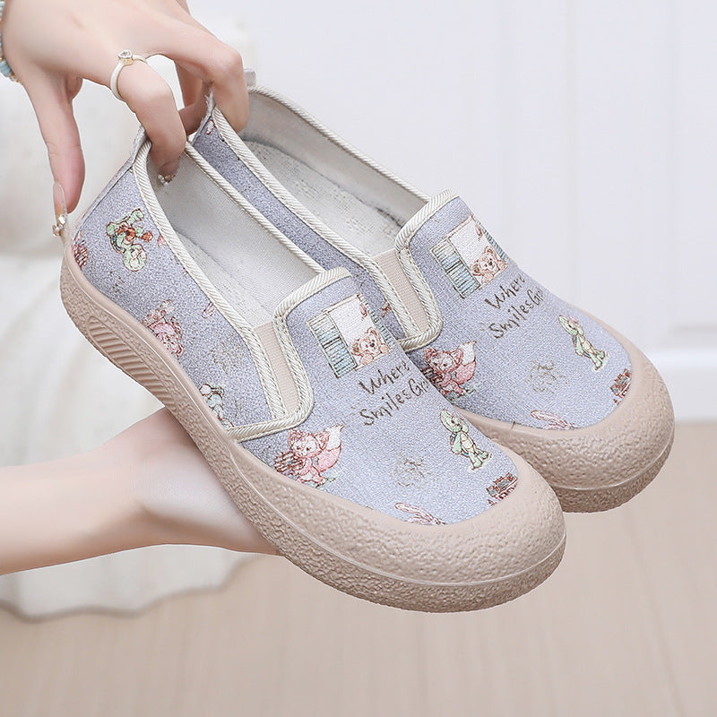 Damen Freizeit-Schuhe mit dekorativem Motiv R&B