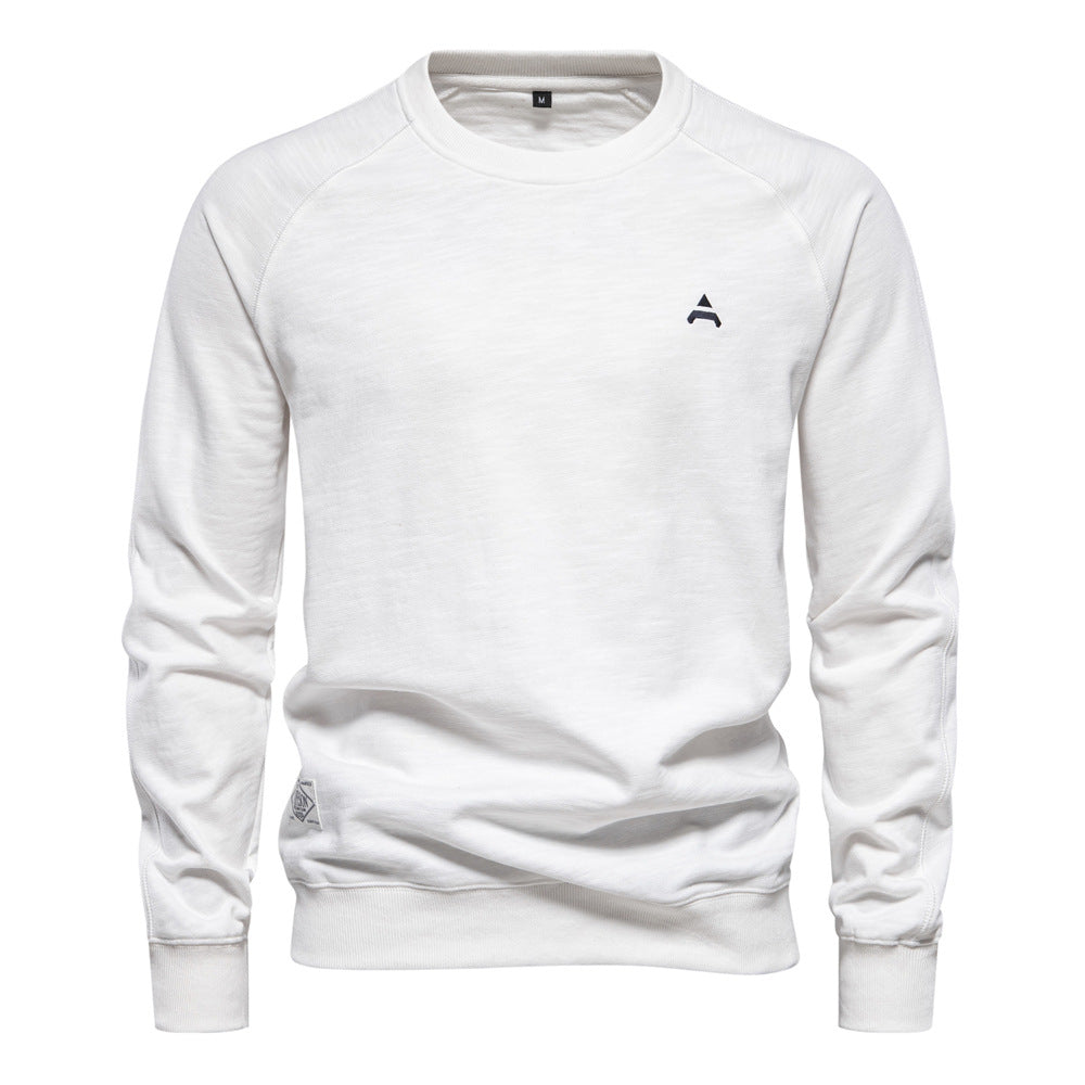 Herren Sweatshirt mit Raglanärmeln und hochwertiger Baumwolloberfläche R&B