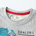 Jungen T-Shirt mit lR&Bhaftem Drachenmotiv R&B