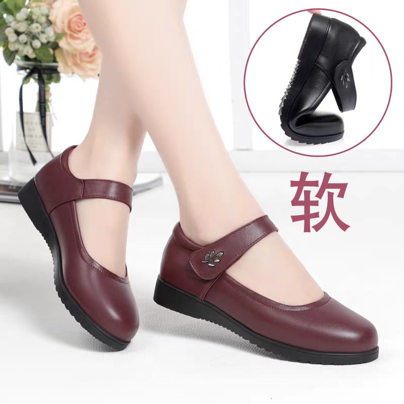 Damen Mary Jane Schuhe mit verstellbarem Riemen und flexiblem Fußbett R&B