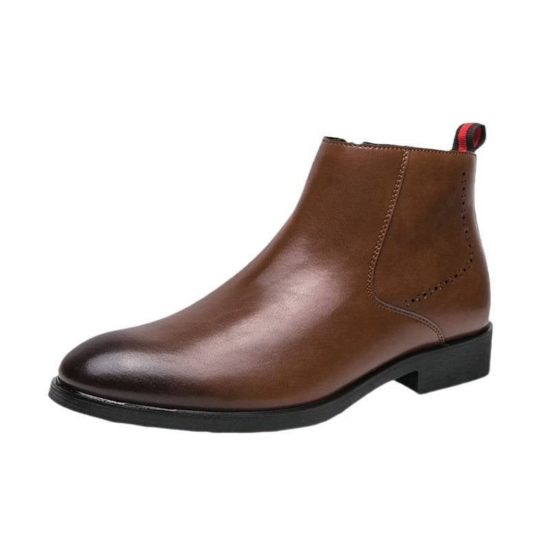 Damen Elegante Stiefeletten mit seitlichem Reißverschluss und bequemer Innensohle R&B