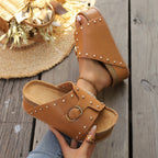 Damen Komfortable Plateau-Sandalen R&B