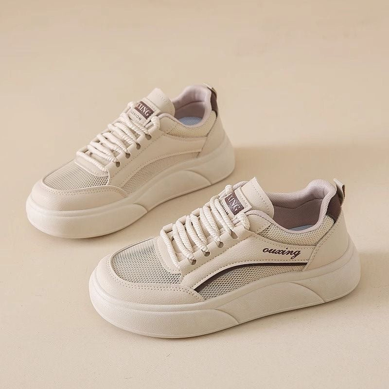 Damen Sportliche Sneakers mit atmungsaktivem Mesh und modischem Design R&B