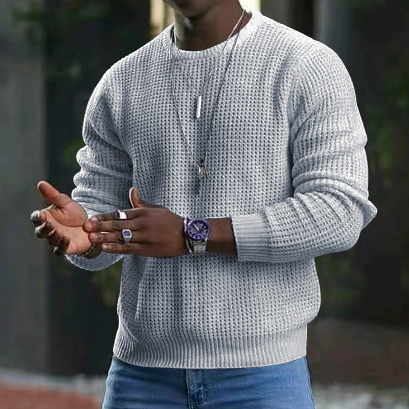 Herren Strukturierter Pullover R&B