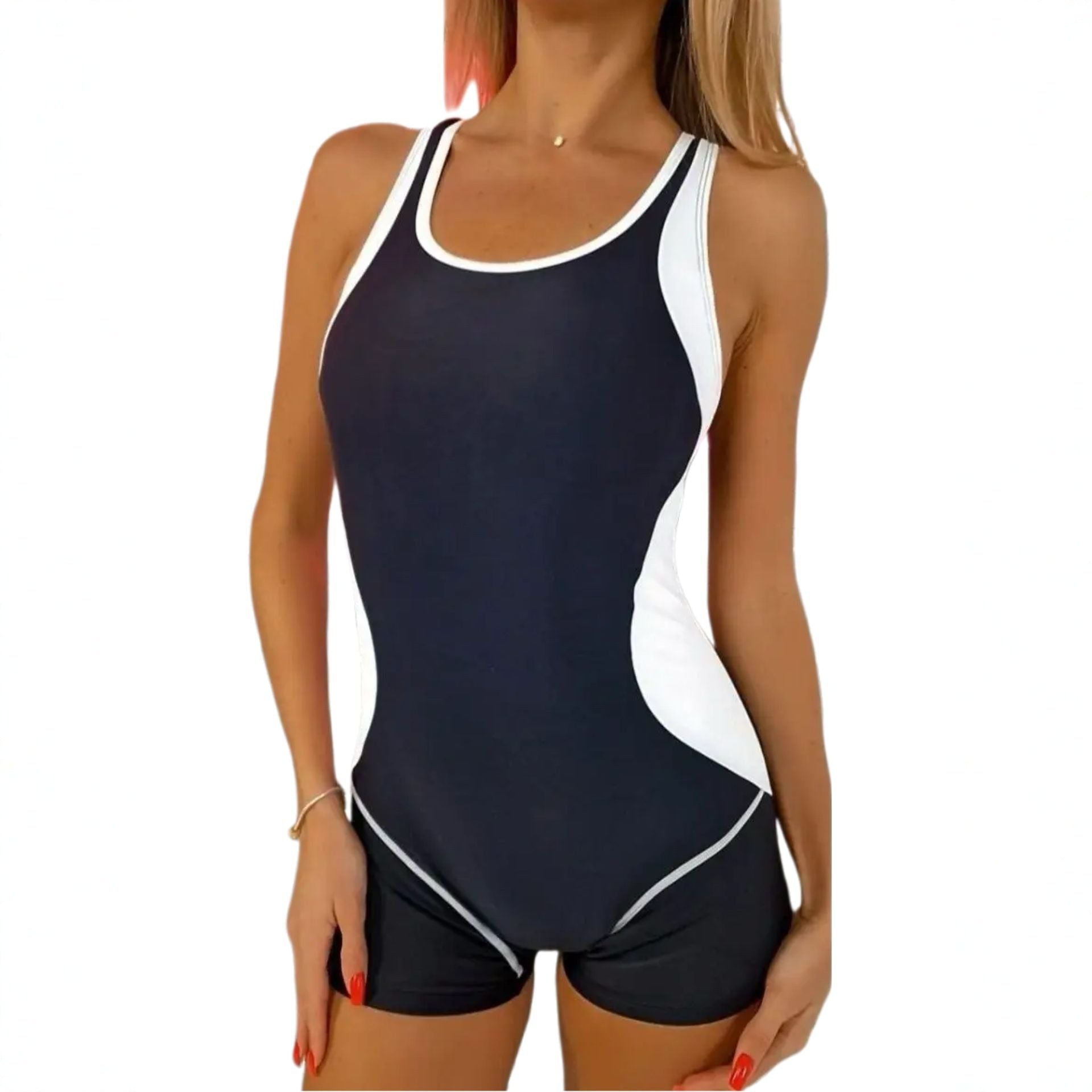 Damen Sportlicher Badeanzug mit Komfort-Schnitt R&B