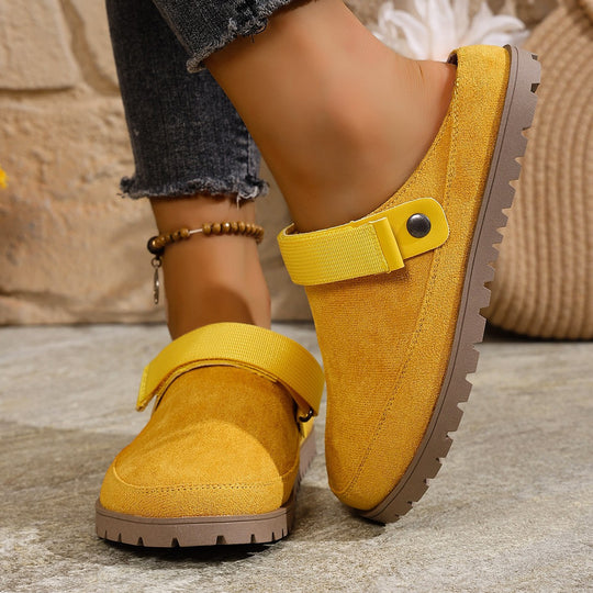 Damen Clogs mit verstellbarem Riemen und weichem Innenfutter R&B