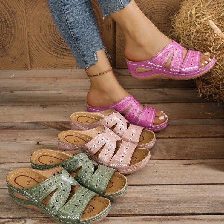 Damen Komfortable Sommerschuhe mit atmungsaktivem Obermaterial und effizienter Fußbettung R&B