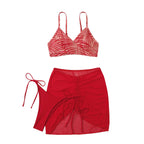 Damen Bikiniset mit verspieltem Rock