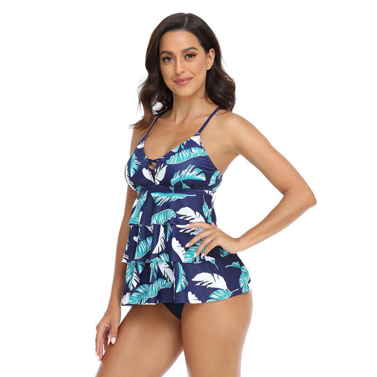 Damen Tankini mit verspieltem Muster R&B