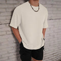 Herren lässiges Struktur-T-Shirt
