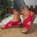 Damen Komfortable Sandalen mit ergonomischem Fußbett und atmungsaktivem Obermaterial R&B