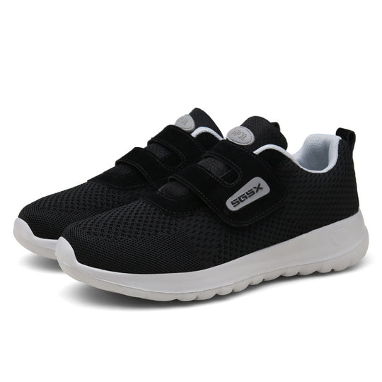 Damen Sportschuhe mit verstellbarem Klettverschluss und atmungsaktivem Mesh-Obermaterial R&B