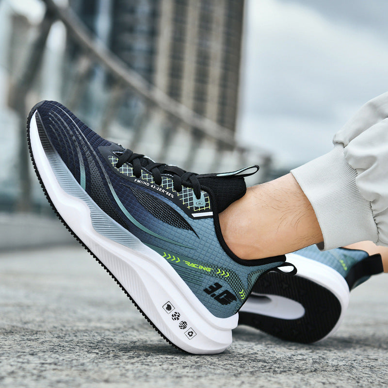 Damen Sportschuhe mit atmungsaktiver Mesh-Oberfläche und dämpfendem Sohlenkonzept