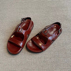 Damen modische Sandalen mit verstellbarem Riemen