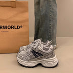 Damen Sportliche Chunky Sneakers mit atmungsaktiver Mesh-Oberfläche und komfortabler Dämpfung R&B