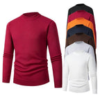 Herren Hochwertiger Strickpullover mit modernem Stehkragen R&B