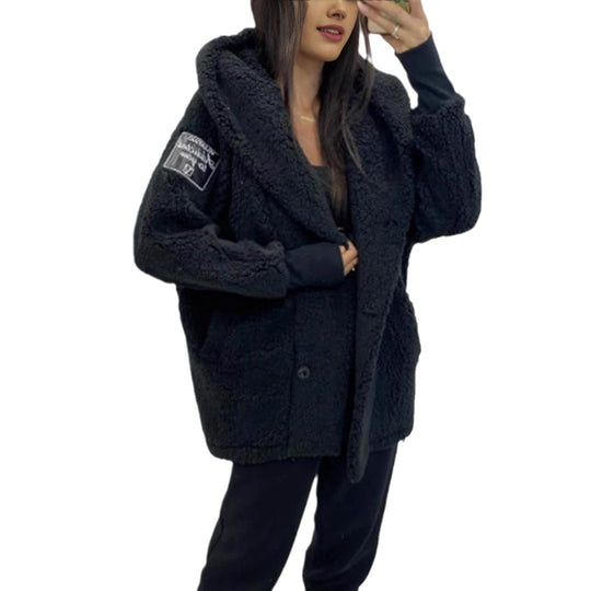 Damen Oversized Teddyjacke R&B