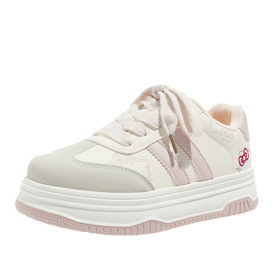 Damen Sportliche Sneaker mit weicher Innenpolsterung und blumigem Design R&B