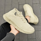 Damen Sportliche High-Top Sneakers mit atmungsaktivem Obermaterial und flexiblem Schaft R&B