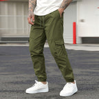 Herren Cargo-Jogginghose mit elastischem Bund und praktischen Cargotaschen R&B