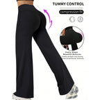 Damen Kompressionshose mit hoher Taille und Tummy Control R&B