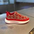 Damen Sneaker mit stilvollem Muster und gepolsterter Sohle R&B