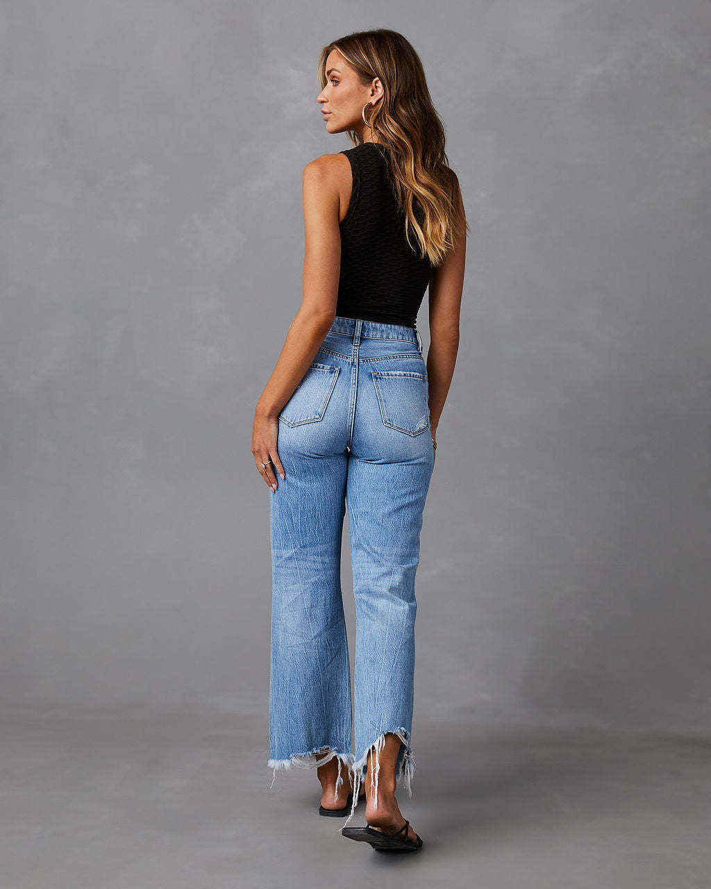 Damen Flared Jeans im Vintage-Style R&B