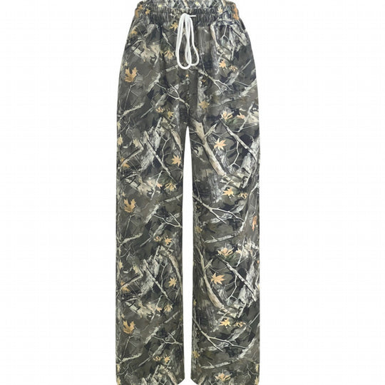 Damen Camouflage weite Hose R&B