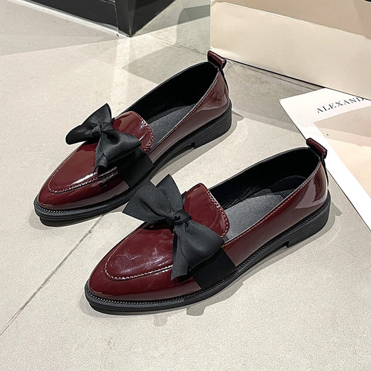 Damen elegante Slipper mit dekorativem Schleifen-Detail R&B