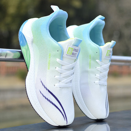 Damen Sportliche Laufschuhe mit lichtreflektierenden Elementen R&B
