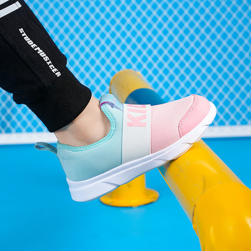 Damen Atmungsaktive Slip-On Sportschuhe mit elastischem Band R&B