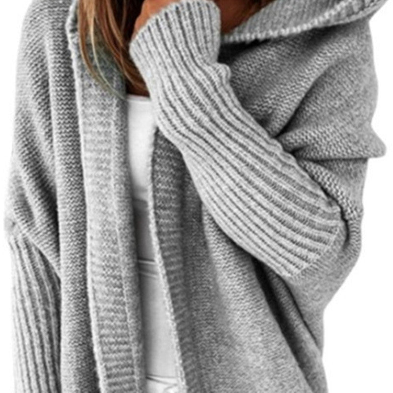 R&B | Gemütliche Kapuzen-Strickjacke