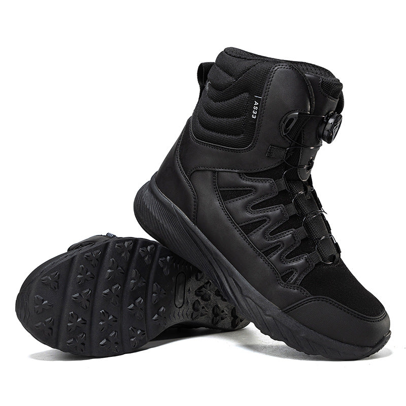 Herren hochgeschnittene Outdoor-Schuhe mit innovativem Schnellschnürsystem R&B