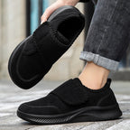 Damen Bequeme Slip-On Sneakers mit elastischem Klettverschluss R&B