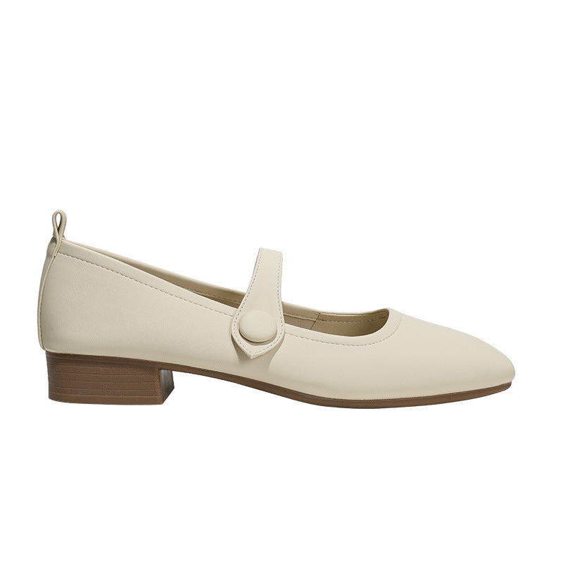Damen elegante Ballerina-Pumps mit modischem Riemchen und bequemer Innensohle R&B