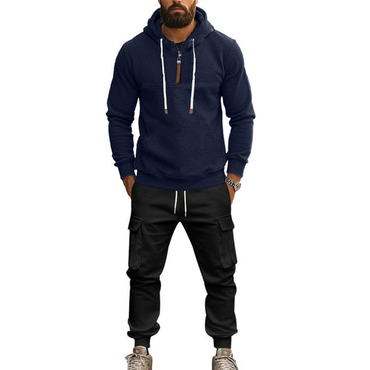 Herren Hoodie und Cargo Jogginghose Set R&B