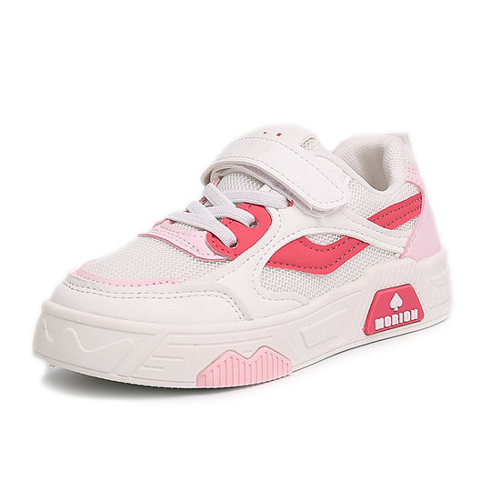 Damen sportliche Kindersneaker mit praktischen Klettverschlüssen R&B