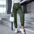 Damen Cargo-Hose mit elastischem Bund und praktischen Seitentaschen R&B