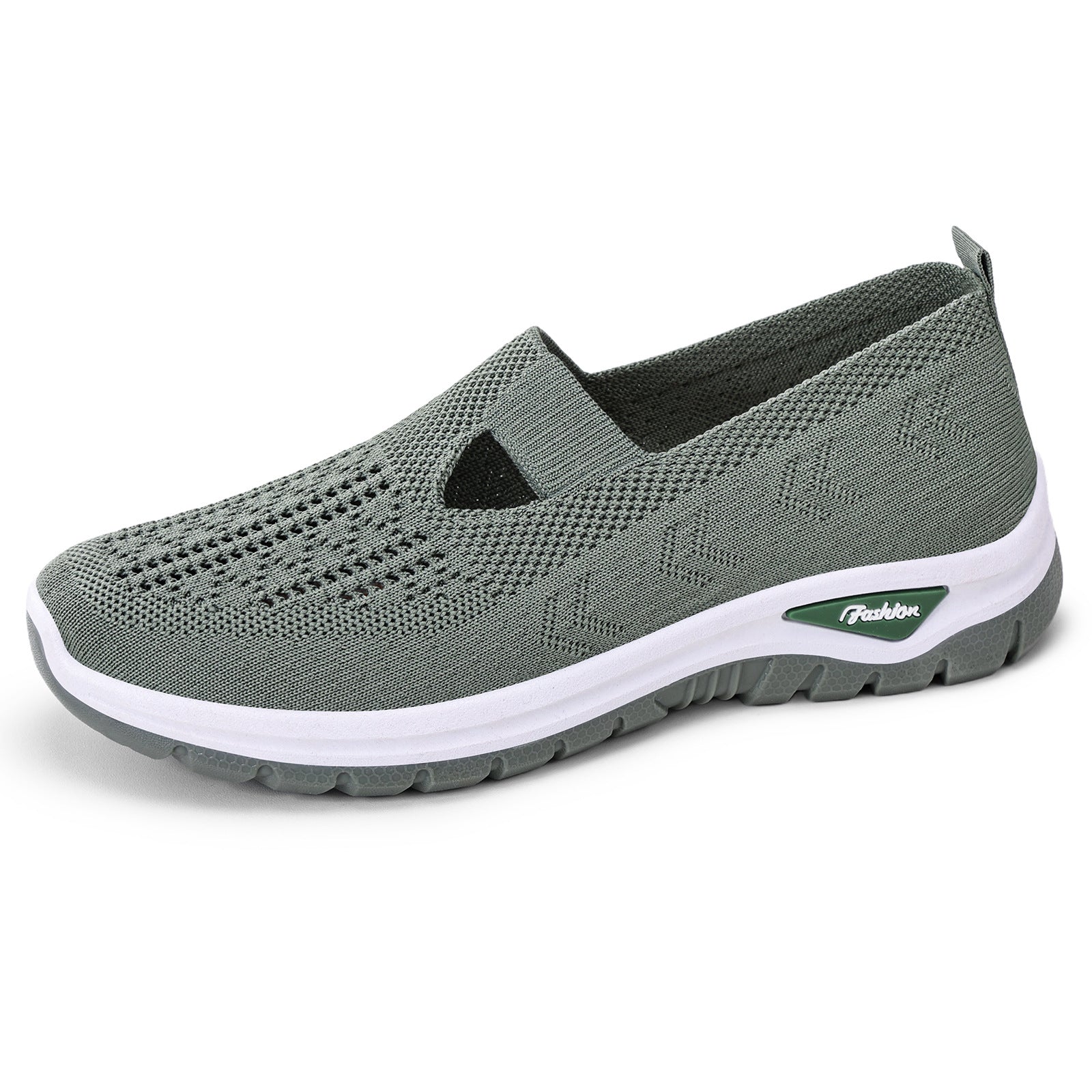 Damen Atmungsaktive Freizeit-Sneaker mit flexiblem Einstieg und rutschfester Sohle R&B
