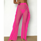 Damen Strandhose mit elegantem Rüschen-Design R&B