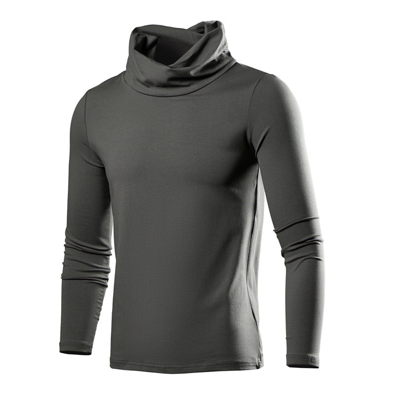 Damen elegante Rollkragen-Tunika mit langem Arm