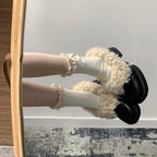 Damen Flauschige Hausschuhe mit kuscheligem Innenfutter R&B