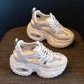 Damen Sportliche Chunky Sneakers mit atmungsaktiver Mesh-Oberfläche und komfortabler Dämpfung