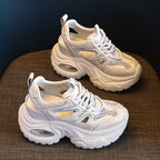 Damen Sportliche Chunky Sneakers mit atmungsaktiver Mesh-Oberfläche und komfortabler Dämpfung