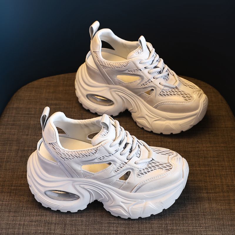 Damen Sportliche Chunky Sneakers mit atmungsaktiver Mesh-Oberfläche und komfortabler Dämpfung